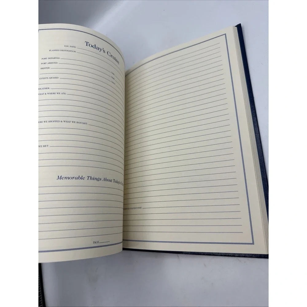 A Boater's Diary- Record Your Nautical Memories - Journal New Hard Cover 1988